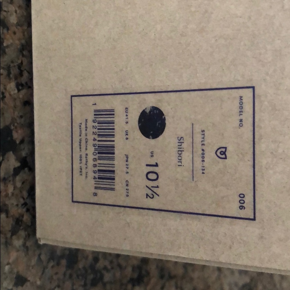 Rothy’s Shibori sneakers size 10.5 Brand New - Picture 5 of 5